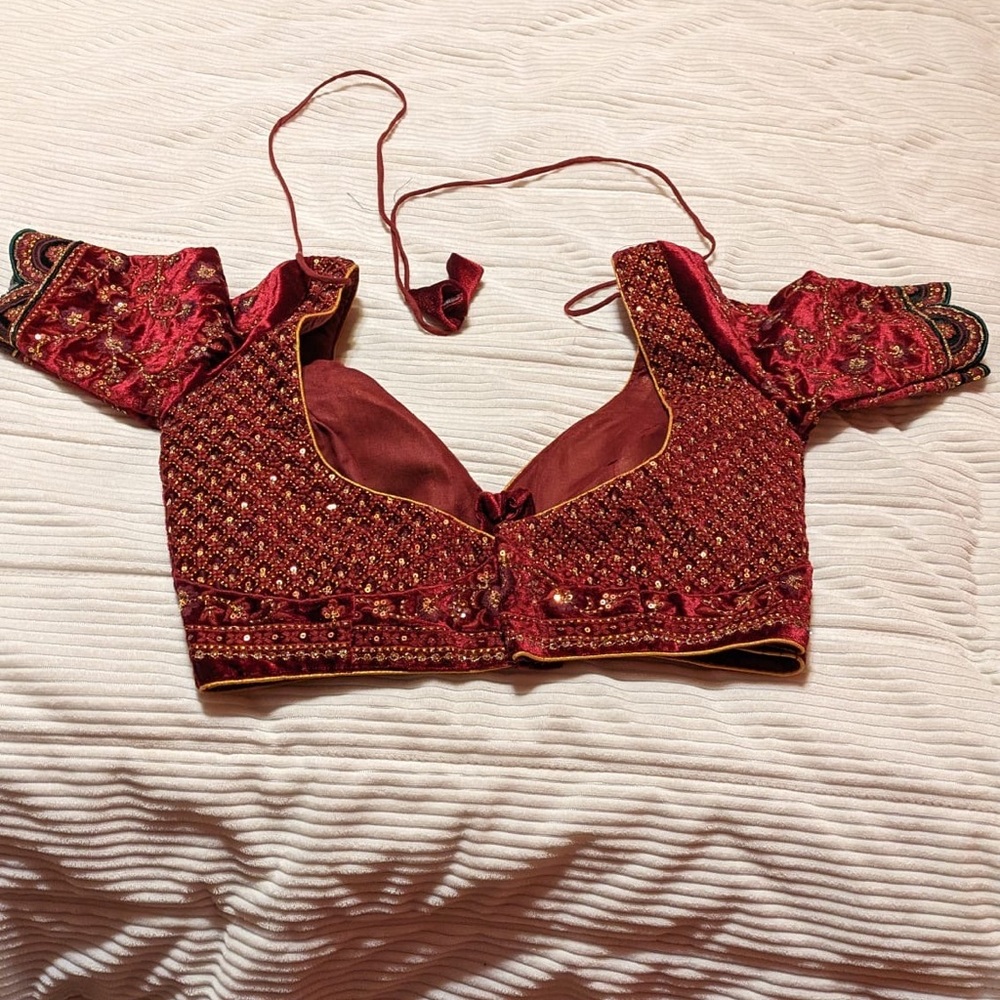 Bridal Lehenga red/burgundy